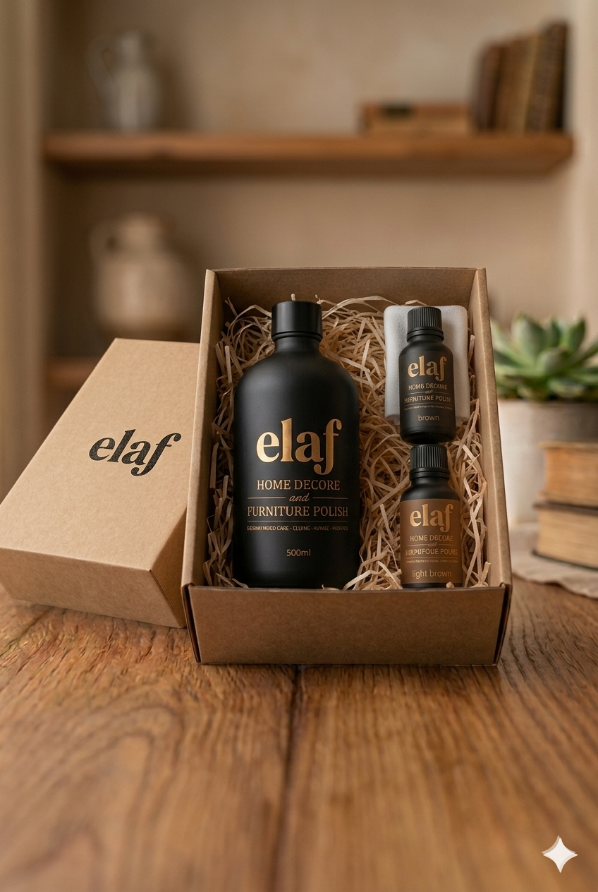 Elaf Ultimate Wood Care Gift Set – Premium Furniture Polish & Restorer Kit