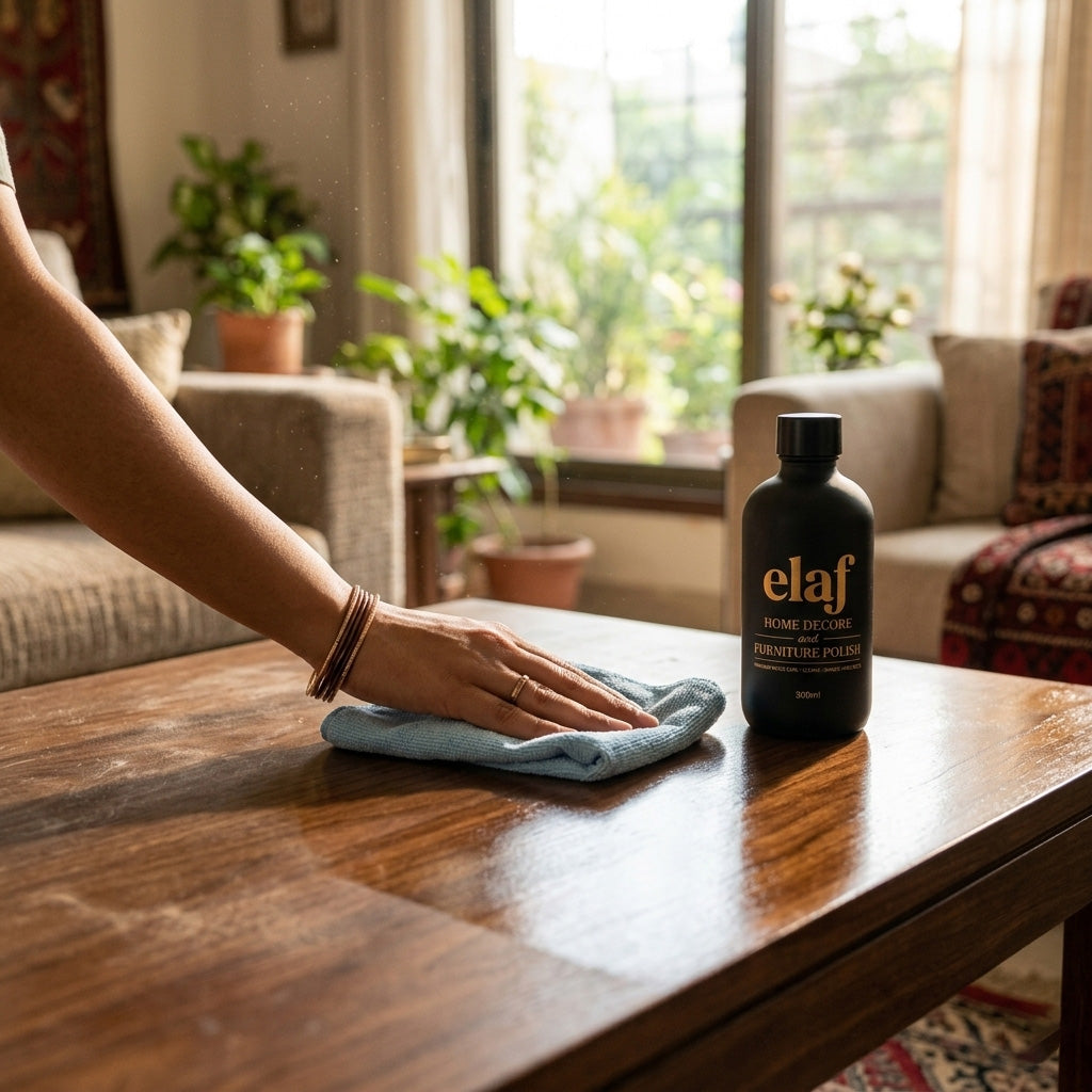 Elaf Home Decor Furniture Polish+Shiner 300ml Bottle