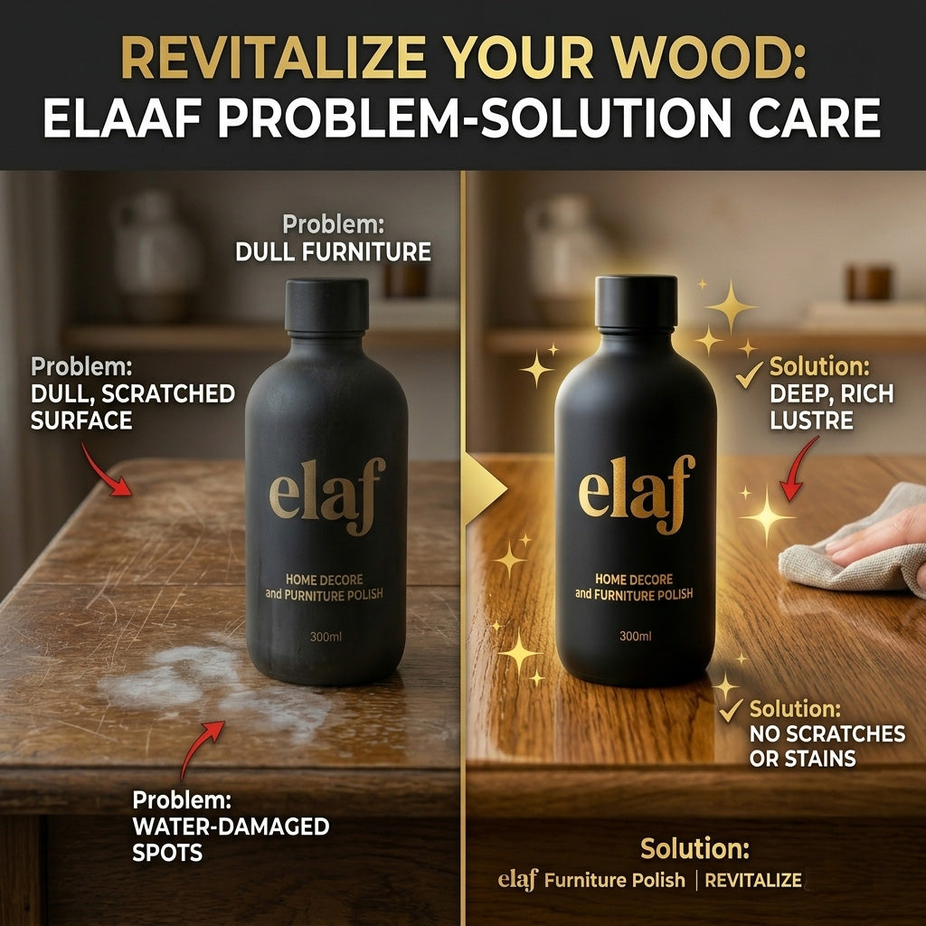 Elaf Home Decor Furniture Polish+Shiner 300ml Bottle